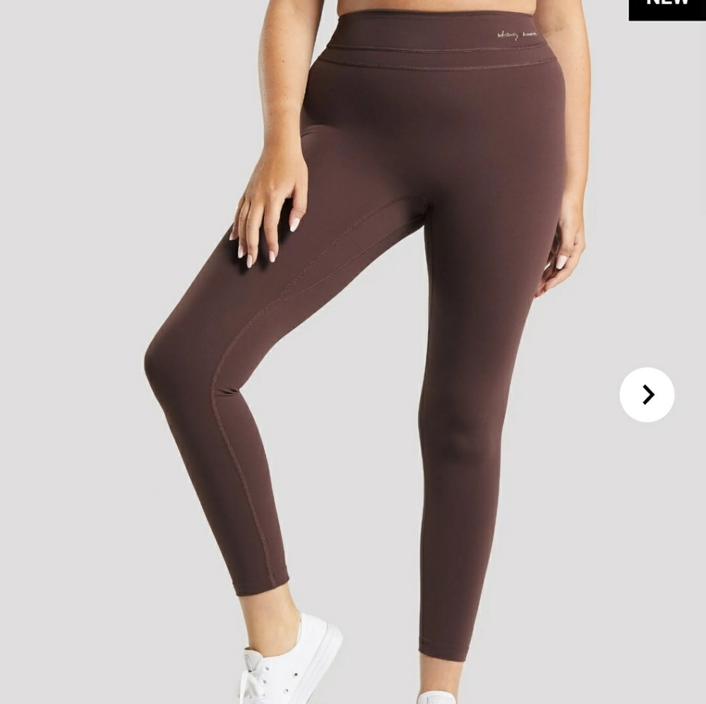 Gymshark Whitney Simmons V2 HR Leggings Chocolate